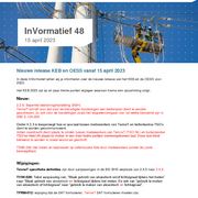InVormatief 48 - Nieuwe release KEB en OESS 2023