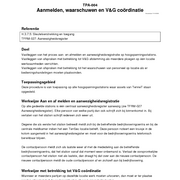 TPA-004 Aanmelden waarschuwen en VG coordinatie 