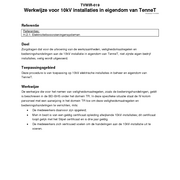 TVWIR-019 Werkwijze voor 10kV installaties in eigendom van TenneT 