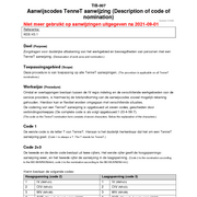 TIB-007 Aanwijscodes TenneT EN NE