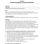TVWI-037 Noodoverbrugging vermogenschakelaar 