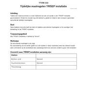 TTVWI-010 Tijdelijke maatregelen TRISEP installaties 2 