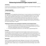 TTVWI-016 Beheersing kortsluitvermogen Lelystad 150